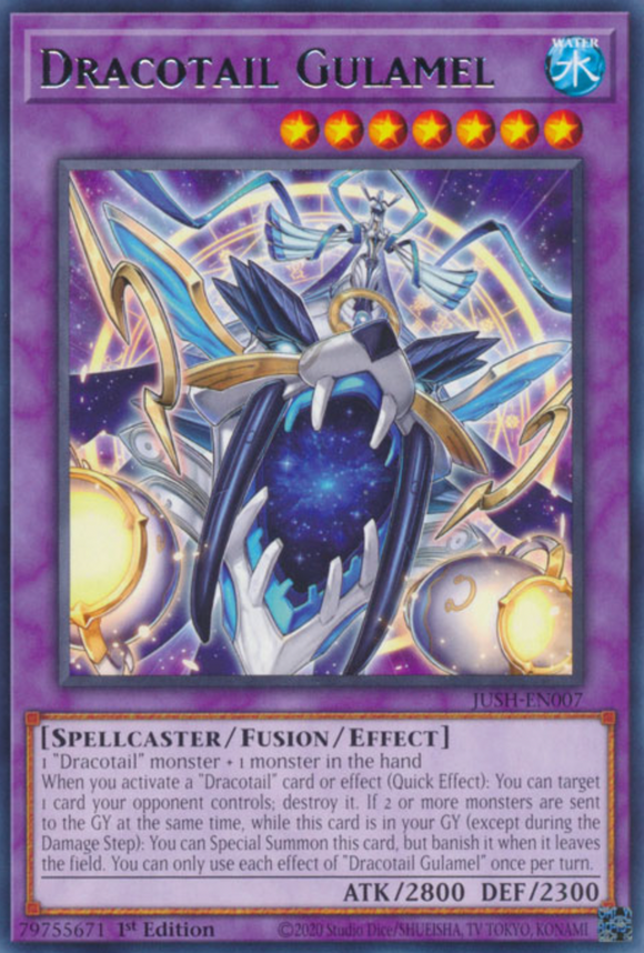Dracotail Gulamel - JUSH-EN007 - Rare 1st Edition