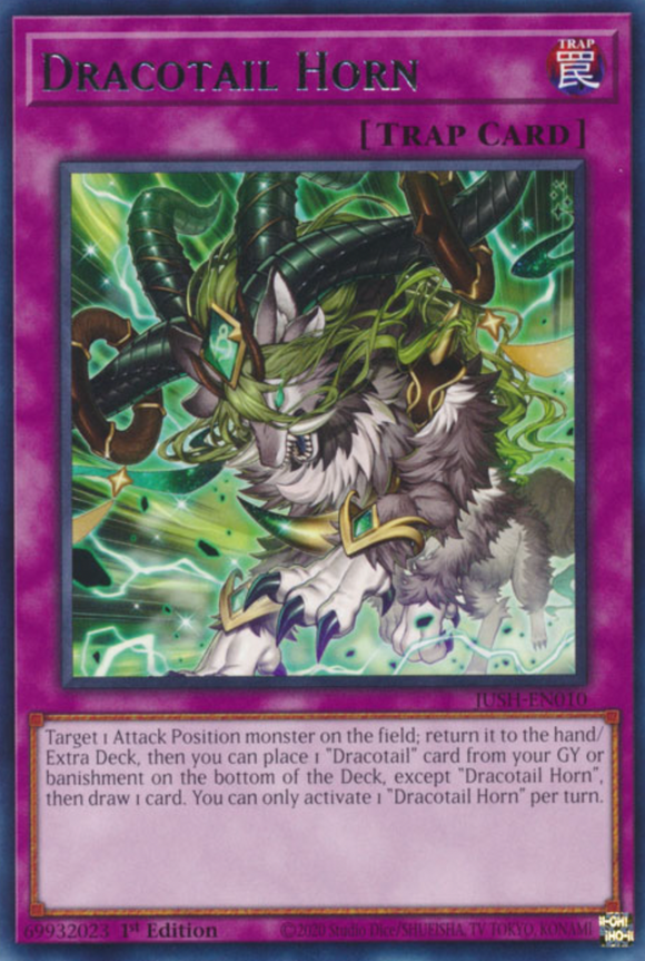 Dracotail Horn - JUSH-EN010 - Rare 1st Edition