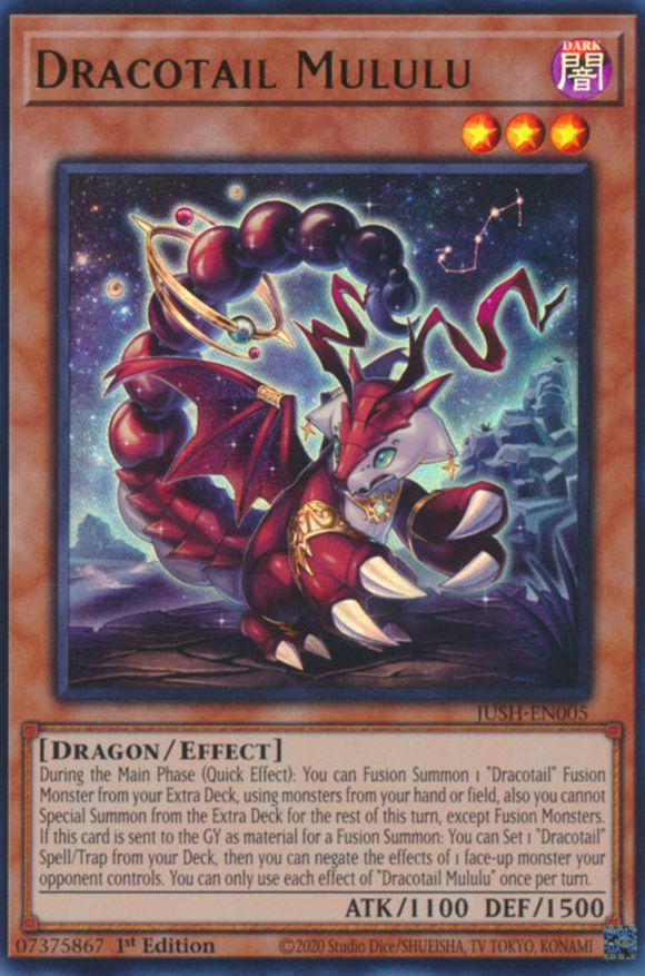 Dracotail Mululu - JUSH-EN005 - Ultra Rare 1st Edition