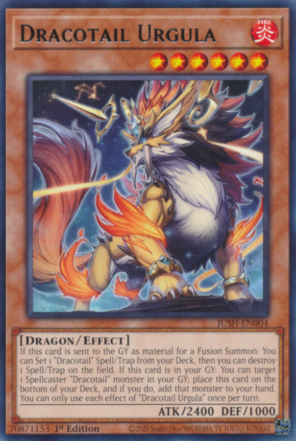 Dracotail Urgula - JUSH-EN004 - Rare 1st Edition