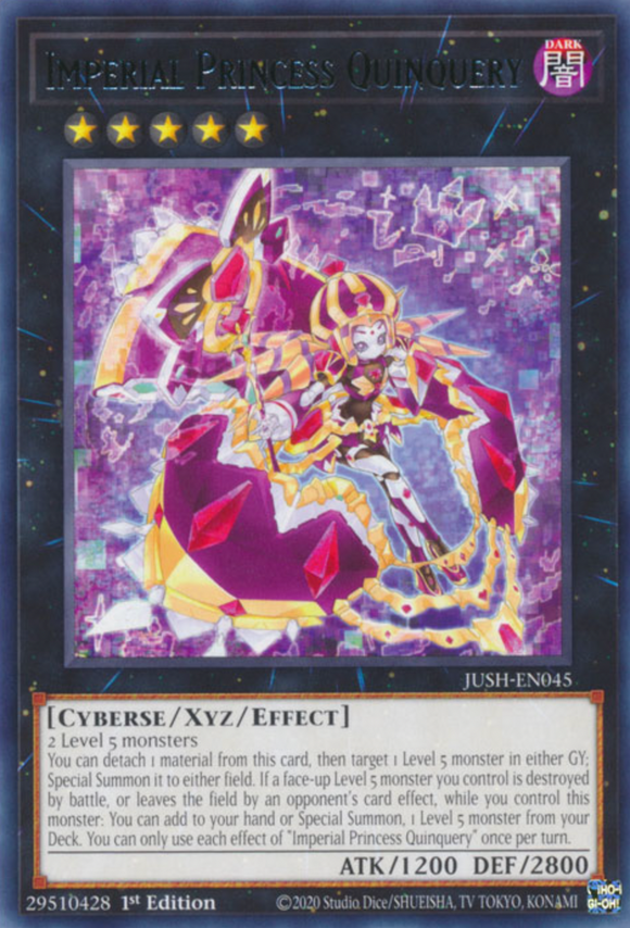 Imperial Princess Quinquery - JUSH-EN045 - Rare 1st Edition