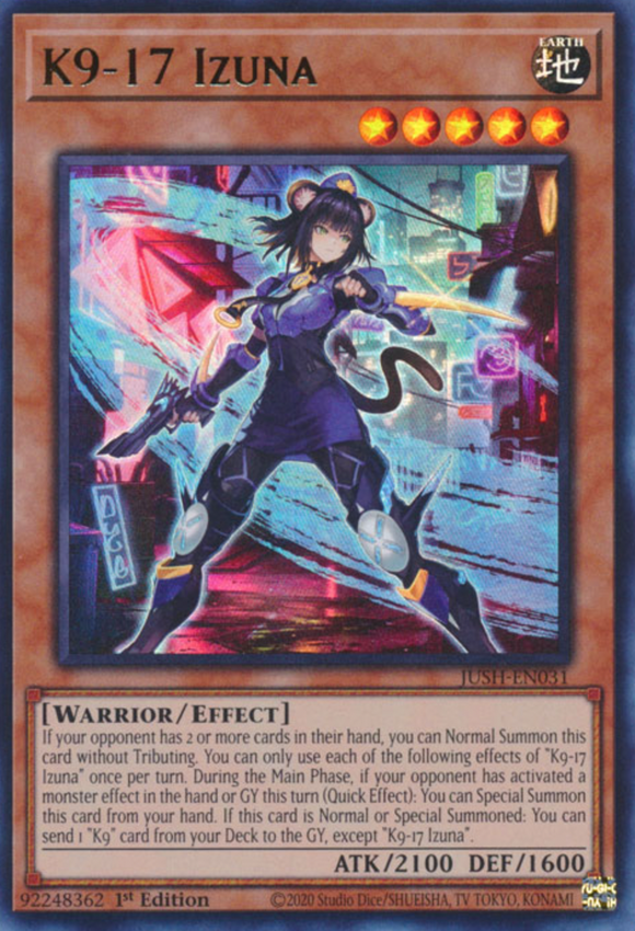 K9-17 Izuna - JUSH-EN031 - Ultra Rare 1st Edition