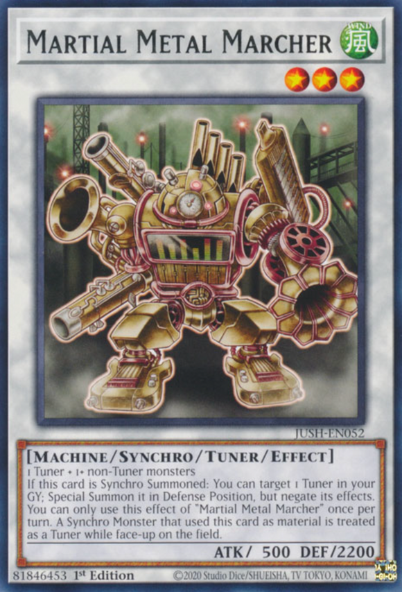 Martial Metal Marcher - JUSH-EN052 - Rare 1st Edition