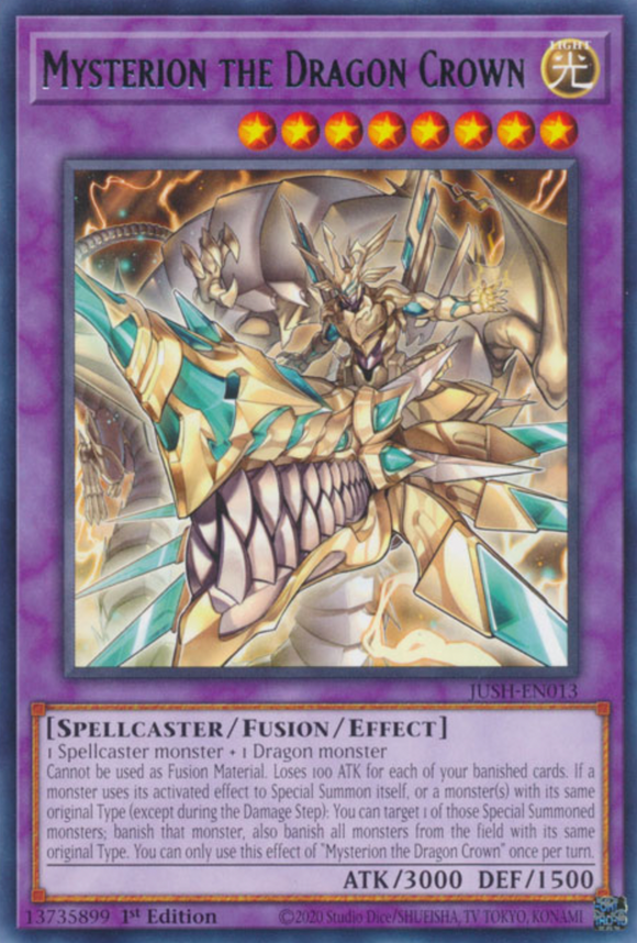 Mysterion the Dragon Crown - JUSH-EN013 - Rare 1st Edition