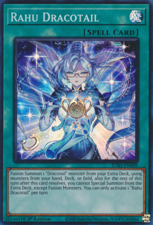 Rahu Dracotail - JUSH-EN009 - Super Rare 1st Edition