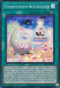 Yummyusment Acroquey - JUSH-EN024 - Super Rare 1st Edition