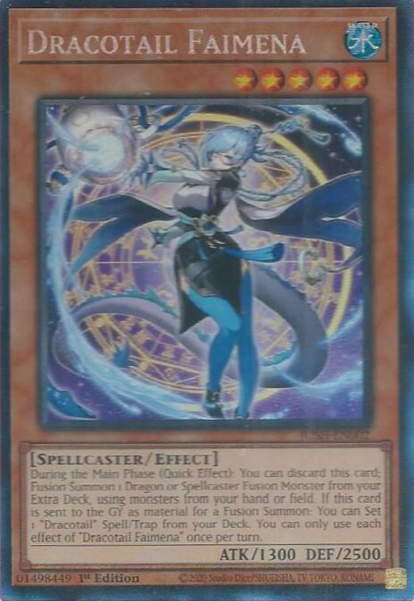 Dracotail Faimena - JUSH-EN002 - Collector's Rare 1st Edition