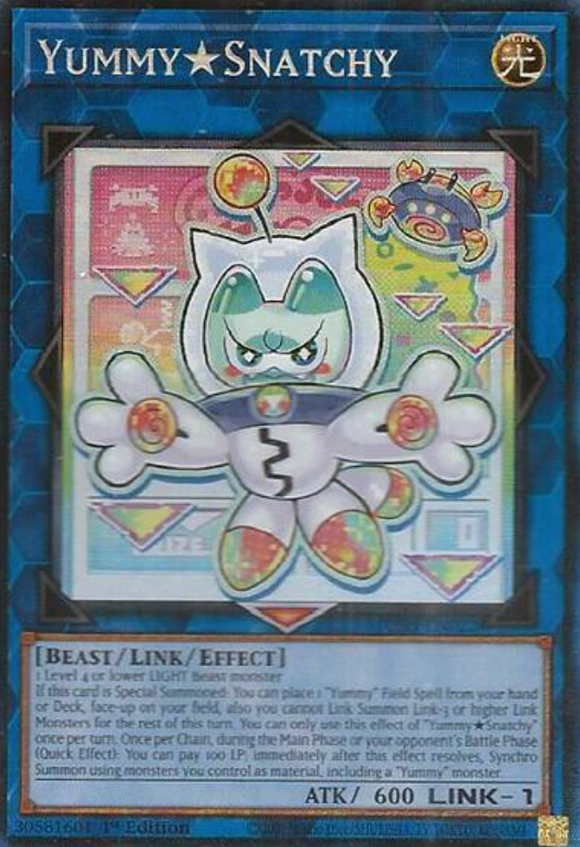 Yummy Snatchy - JUSH-EN022 - Collector's Rare 1st Edition