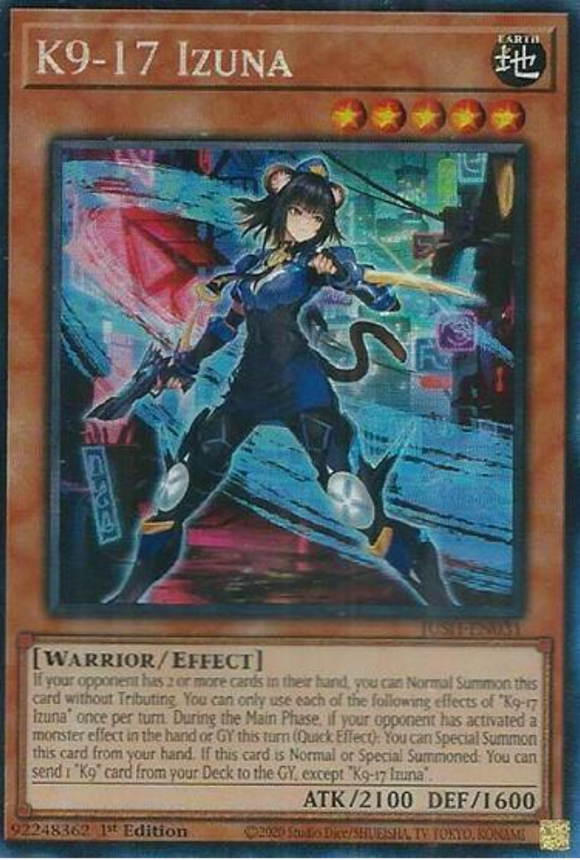 K9-17 Izuna - JUSH-EN031 - Collector's Rare 1st Edition