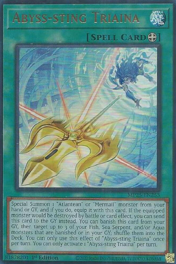Abyss-sting Triaina - MP25-EN253 - Ultra Rare 1st Edition