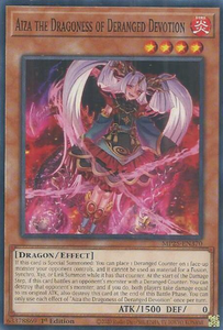 Aiza the Dragoness of Deranged Devotion - MP25-EN370 - Common 1st Edition