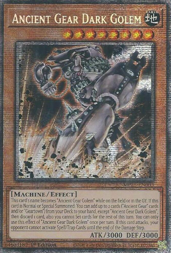 Ancient Gear Dark Golem - MP25-EN003 - Starlight Rare 1st Edition (PRE-ORDER) (DELAYED)