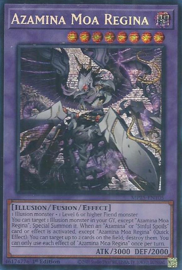Azamina Moa Regina - MP25-EN105 - Prismatic Secret Rare 1st Edition (PRE-ORDER) (DELAYED)