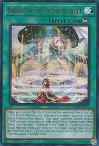 Barrier of the Voiceless Voice - MP25-EN170 - Ultra Rare 1st Edition