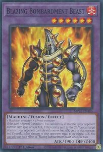 Blazing Bombardment Beast - MP25-EN406 - Common 1st Edition