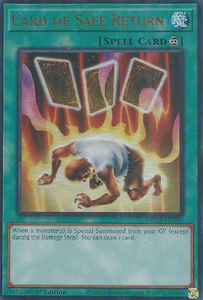 Card of Safe Return - MP25-EN297 - Ultra Rare 1st Edition