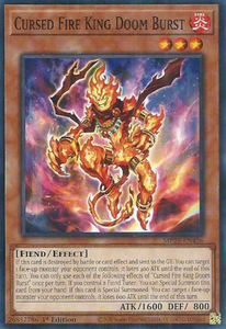 Cursed Fire King Doom Burst - MP25-EN436 - Common 1st Edition