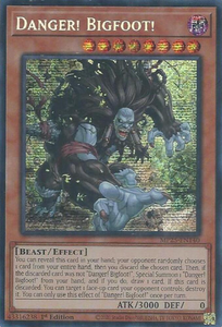 Danger! Bigfoot! - MP25-EN140 - Prismatic Secret Rare 1st Edition