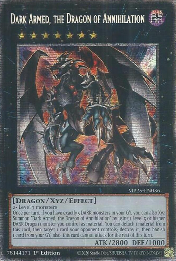 Dark Armed, the Dragon of Annihilation - MP25-EN036 - Starlight Rare 1st Edition (PRE-ORDER) (DELAYED)