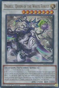 Diabell, Queen of the White Forest - MP25-EN221 - Ultra Rare 1st Edition