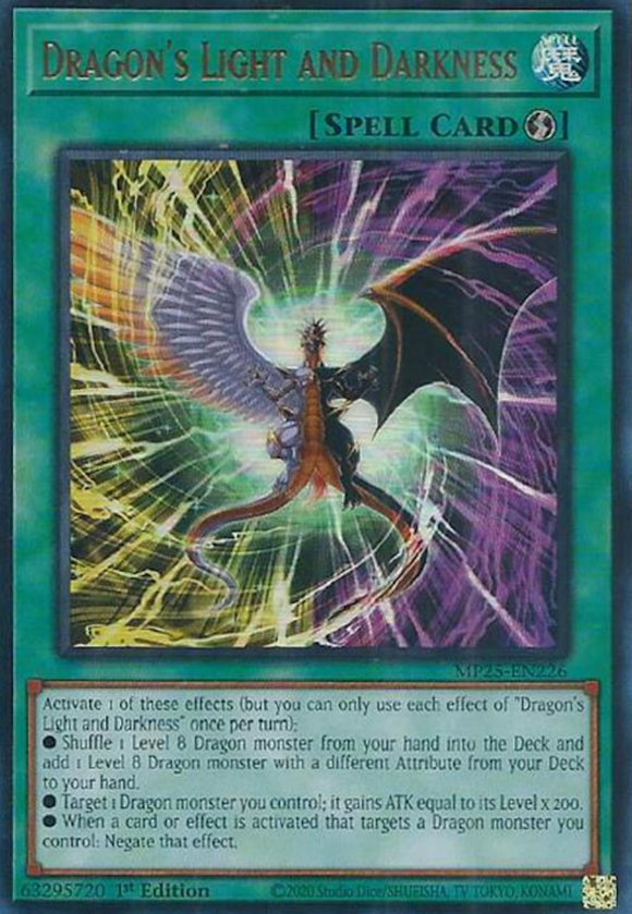 Dragon’s Light and Darkness - MP25-EN226 - Ultra Rare 1st Edition