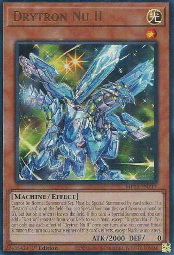 Drytron Nu II - MP25-EN217 - Ultra Rare 1st Edition