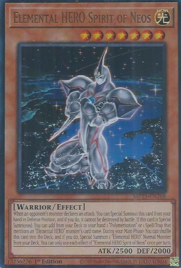 Elemental HERO Spirit of Neos - MP25-EN268 - Ultra Rare 1st Edition