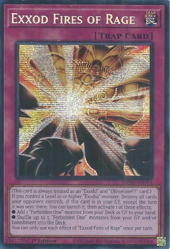 Exxod Fires Of Rage - MP25-EN094 - Prismatic Secret Rare 1st Edition (PRE-ORDER) (DELAYED)