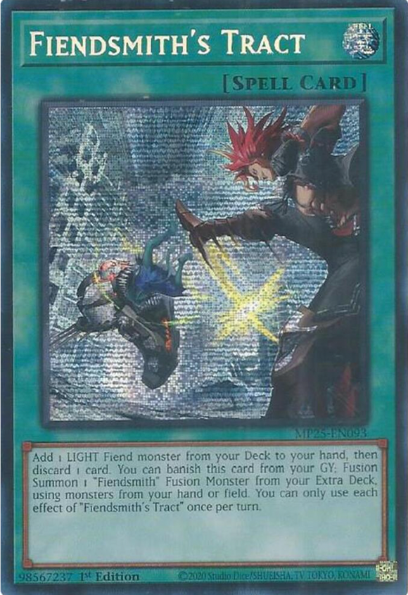 Fiendsmith’s Tract - MP25-EN093 - Prismatic Secret Rare 1st Edition (PRE-ORDER) (DELAYED)
