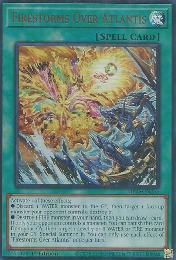 Firestorms Over Atlantis - MP25-EN255 - Ultra Rare 1st Edition