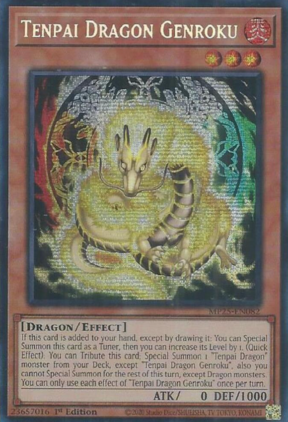 Tenpai Dragon Genroku - MP25-EN082 - Prismatic Secret Rare 1st Edition (PRE-ORDER) (DELAYED)