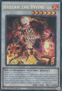 Vulcan the Divine - MP25-EN134 - Prismatic Secret Rare 1st Edition