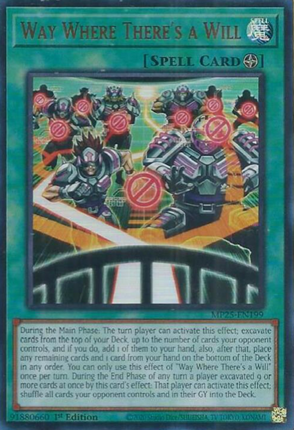 Way Where There's a Will - MP25-EN199 - Ultra Rare 1st Edition