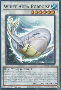 White Aura Porpoise - MP25-EN312 - Common 1st Edition