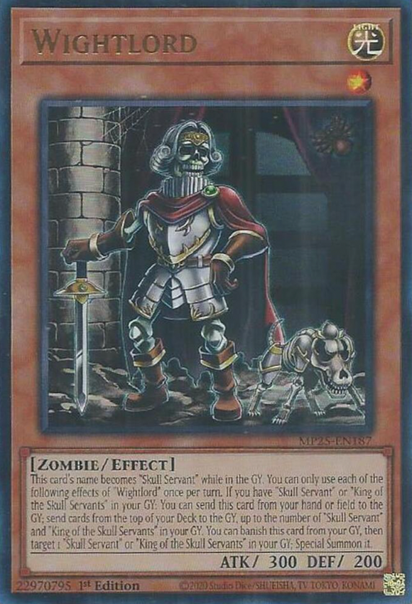 Wightlord - MP25-EN187 - Ultra Rare 1st Edition
