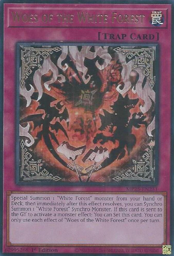 Woes of the White Forest - MP25-EN231 - Ultra Rare - 1st Edition