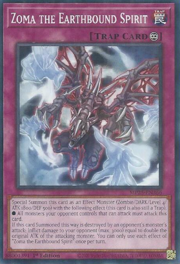 Zoma the Earthbound Spirit - MP25-EN366 - Common 1st Edition