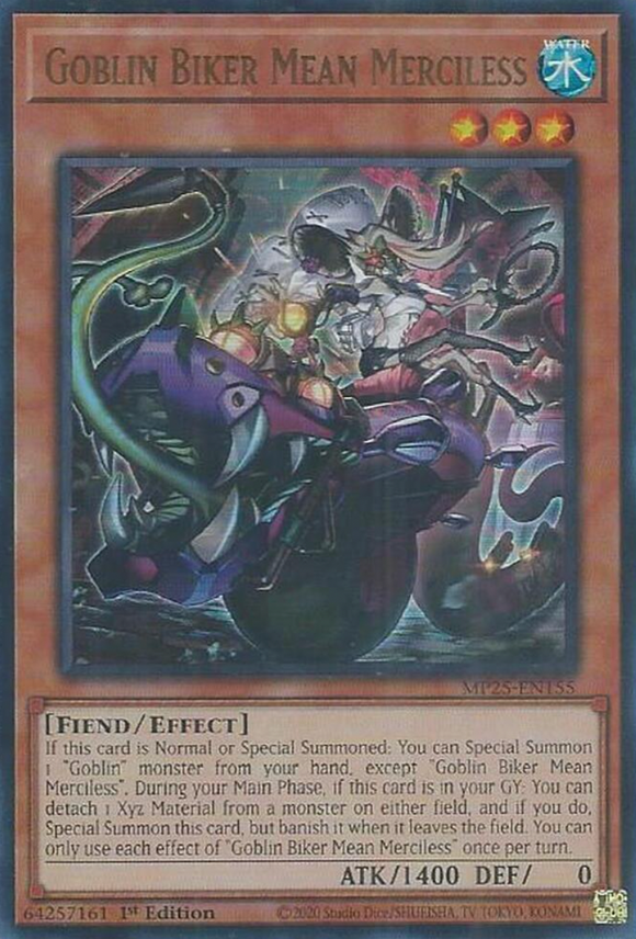 Goblin Biker Mean Merciless - MP25-EN155 - Ultra Rare 1st Edition
