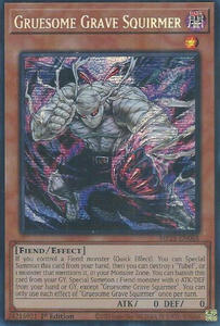 Gruesome Grave Squirmer - MP25-EN065 - Prismatic Secret Rare 1st Edition