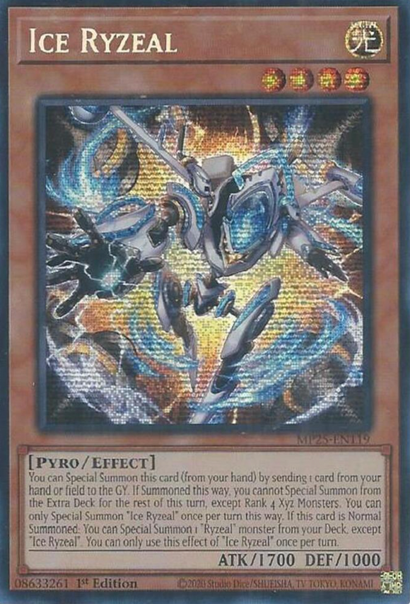 Ice Ryzeal - MP25-EN119 - Prismatic Secret Rare 1st Edition (PRE-ORDER) (DELAYED)