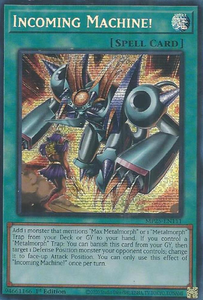 Incoming Machine! - MP25-EN111 - Prismatic Secret Rare 1st Edition