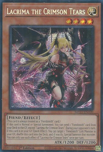 Lacrima the Crimson Tear - MP25-EN100 - Prismatic Secret Rare 1st Edition (PRE-ORDER) (DELAYED)