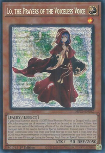 Lo, the Prayers of the Voiceless Voice - MP25-EN052 - Prismatic Secret Rare 1st Edition (PRE-ORDER) (DELAYED)