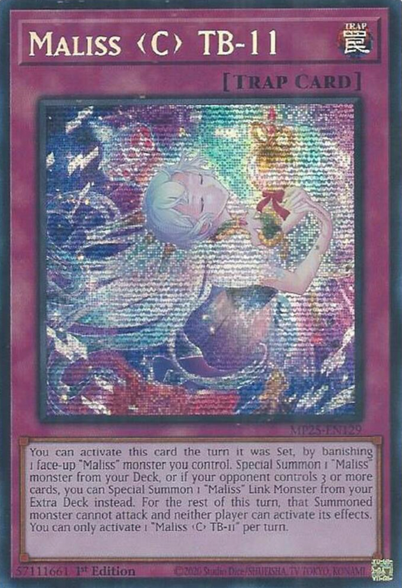 Maliss C TB-11 - MP25-EN129 - Prismatic Secret Rare 1st Edition (PRE-ORDER) (DELAYED)
