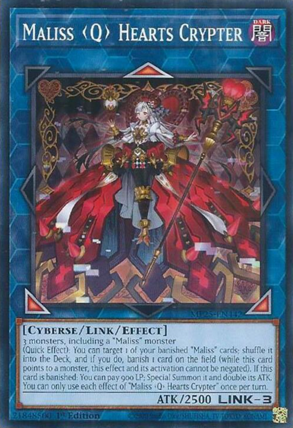 Maliss <Q> Hearts Crypter - MP25-EN442 - Common 1st Edition