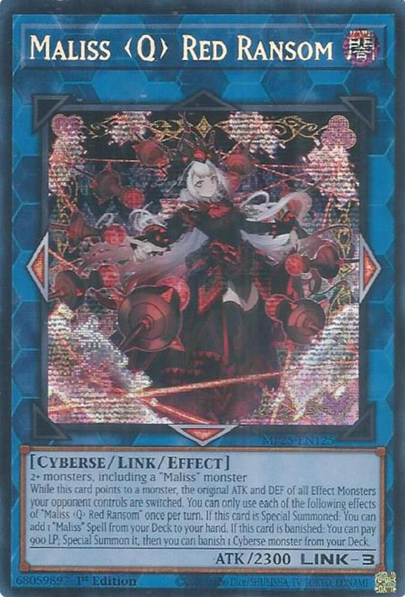 Maliss Q Red Ransom - MP25-EN125 - Prismatic Secret Rare 1st Edition (PRE-ORDER) (DELAYED)