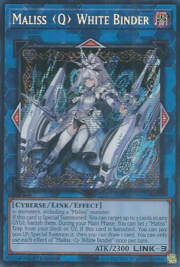 Maliss Q White Binder - MP25-EN126 - Prismatic Secret Rare 1st Edition (PRE-ORDER) (DELAYED)