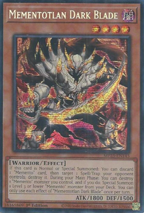 Mementotlan Dark Blade - MP25-EN145 - Prismatic Secret Rare 1st Edition