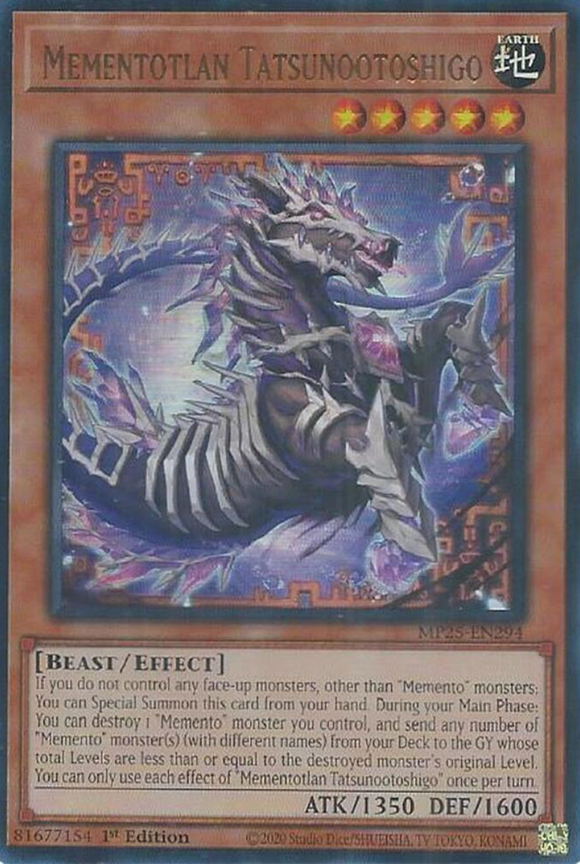 Mementotlan Tatsunootoshigo - MP25-EN294 - Ultra Rare 1st Edition
