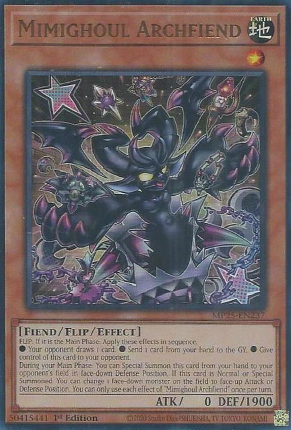 Mimighoul Archfiend - MP25-EN237 - Ultra Rare 1st Edition